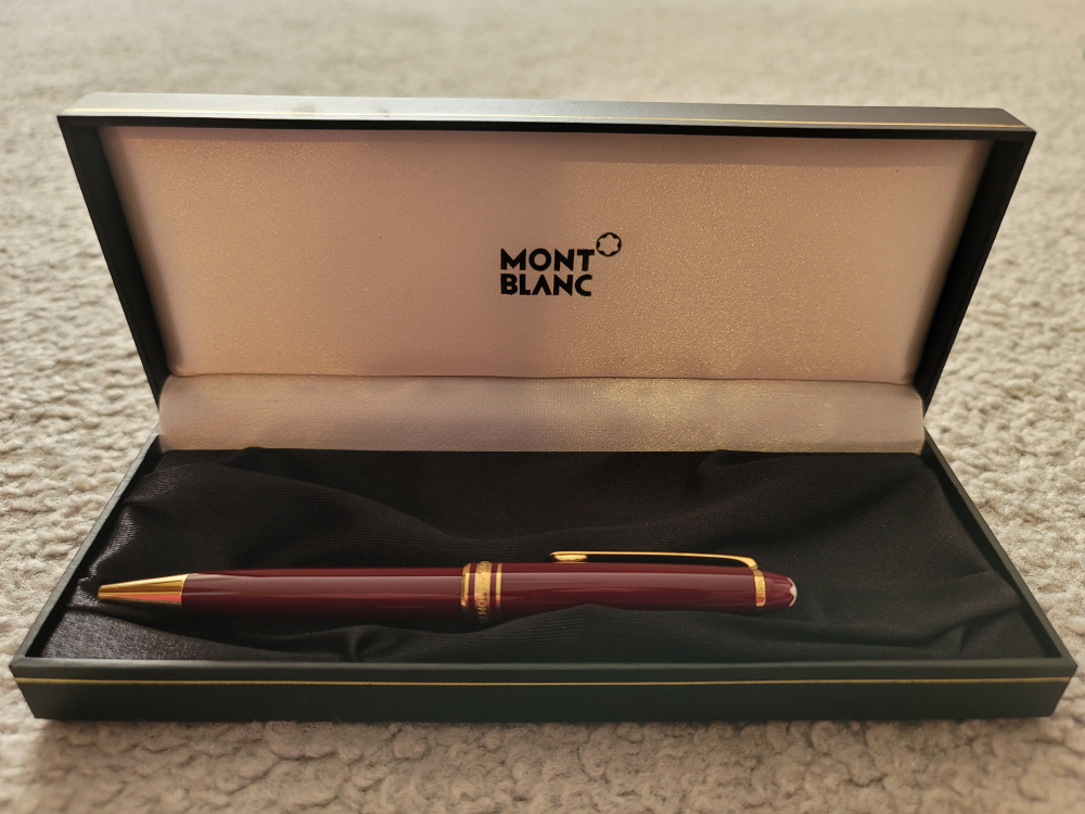 Montblanc blue point pen thumbnail