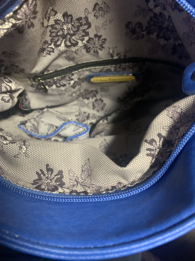 Blue Studded Crossbody Purse - photo 3