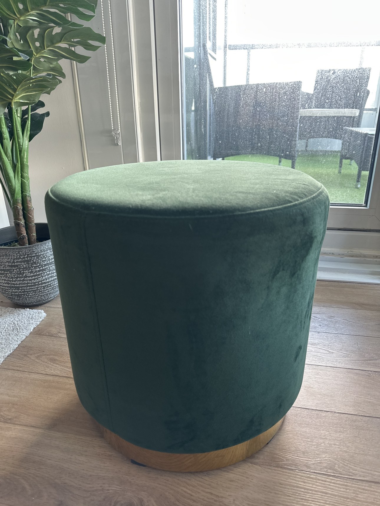 Green ottoman - photo 2