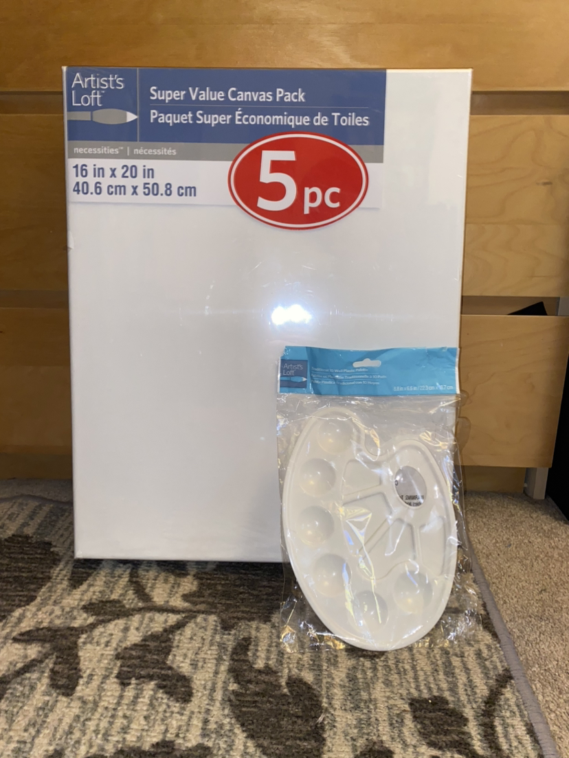 5 Piece Canvas Set w/ palette - photo 2