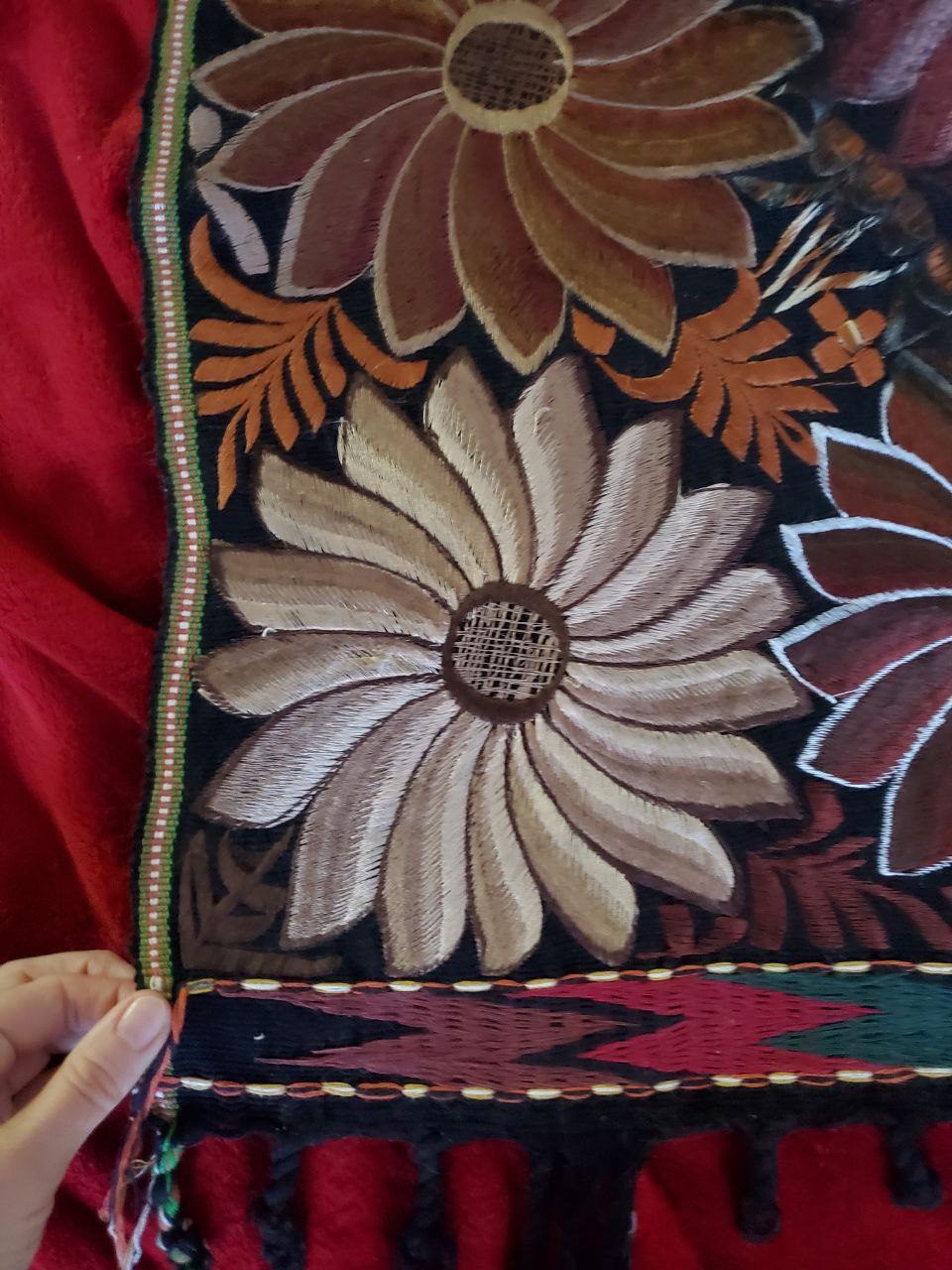 Authentic Mexican tapestry - floral pattern - photo 2