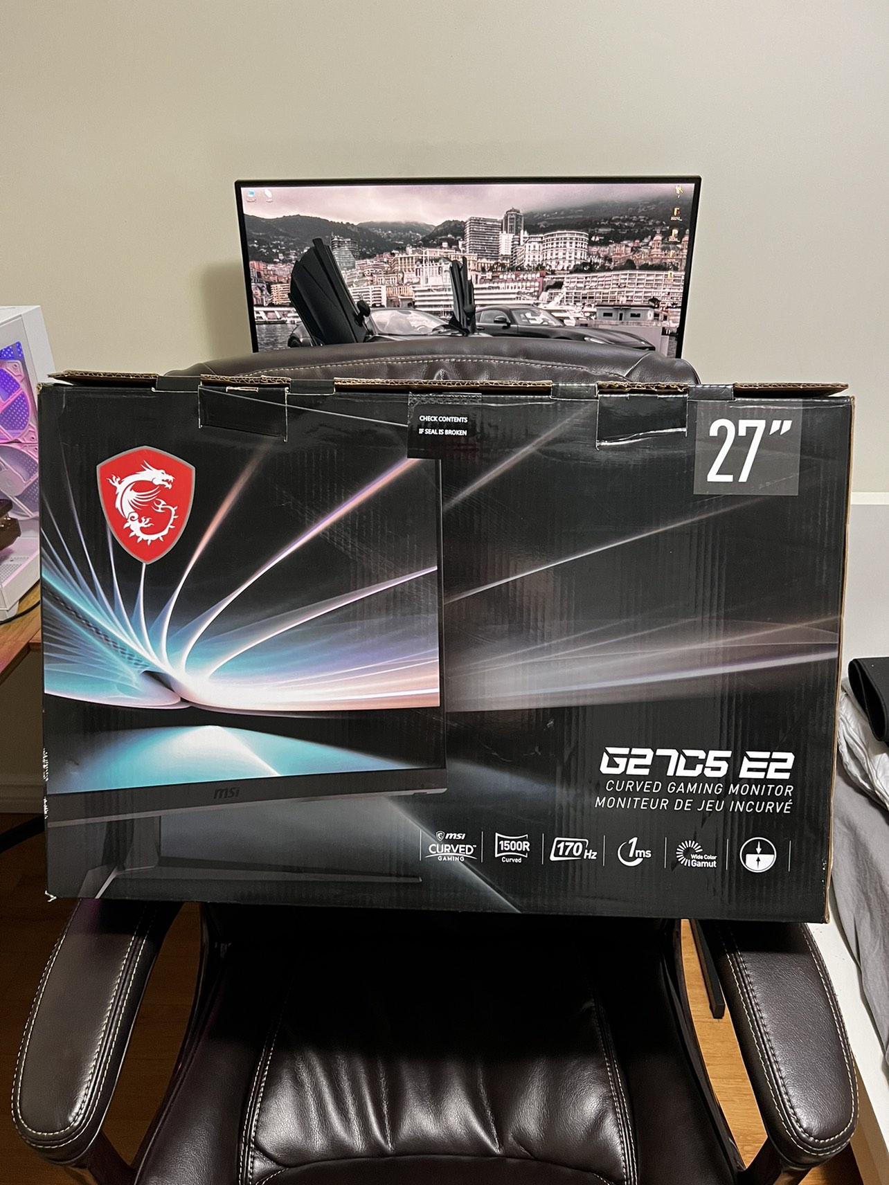 GAMING MONITOR MSI G2705 E2 CURVED 170 Hz NEW - photo 3