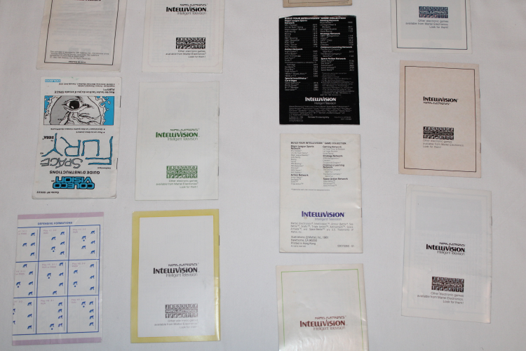 20x Vintage Intellision & Coleco Vison Video Game Manuals image indicator(7)