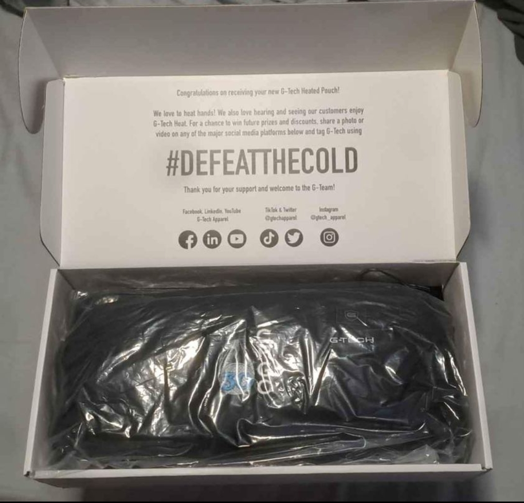 G-Tech Heated Puch Brand New with tags image indicator(2)