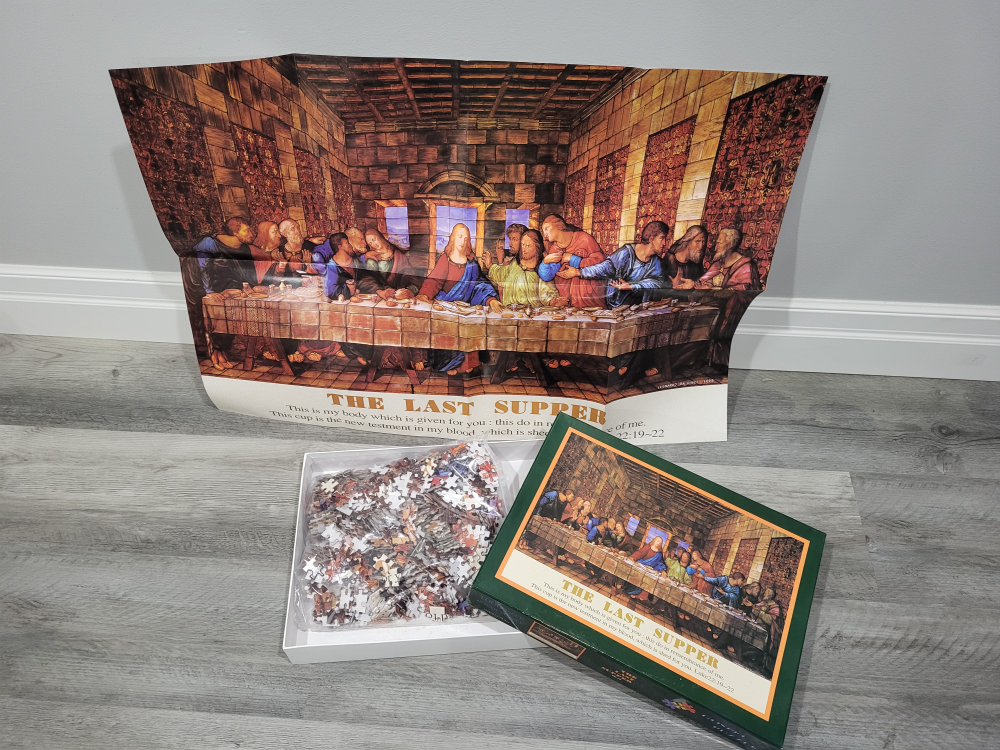 🥕 DaVinci's 'Last Supper' 1000-pc Puzzle & Poster thumbnail