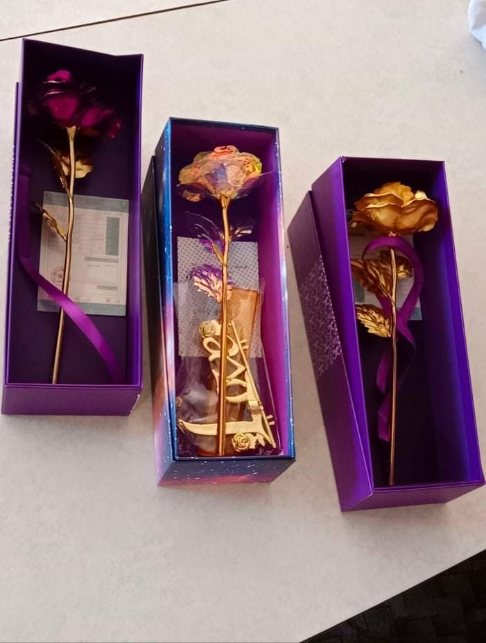 24k gold artificial flower - photo 4