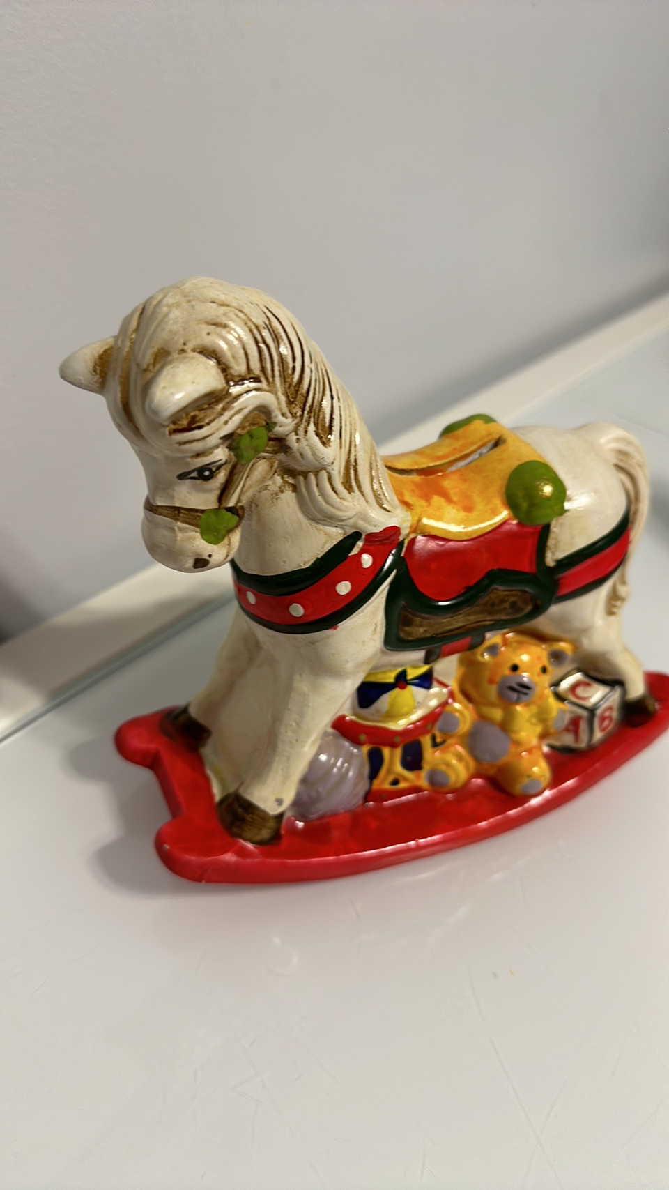 🥕 Vintage Rocking Horse Coin Bank image indicator(2)