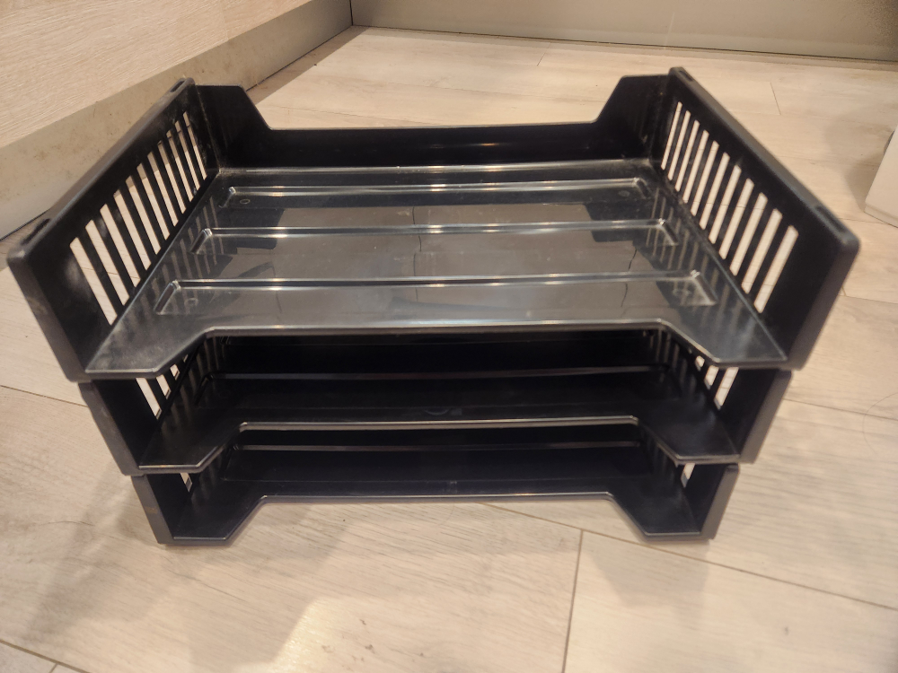 Stackable letter size paper trays #freecycle thumbnail