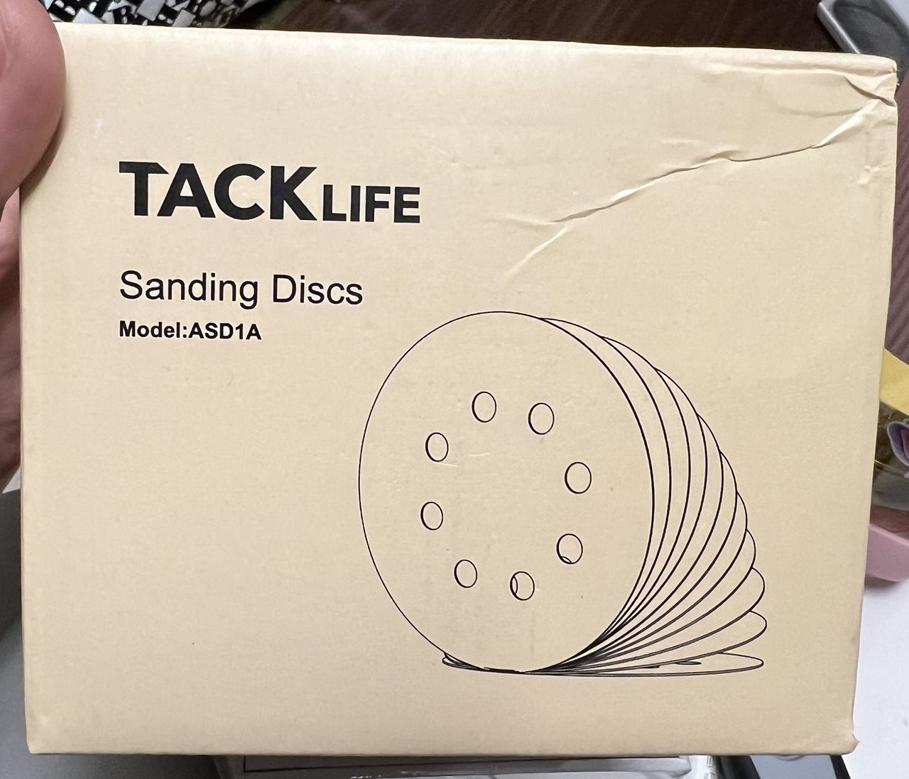 100pcs Hook and Loop Sandpaper for Random Orbital Sander