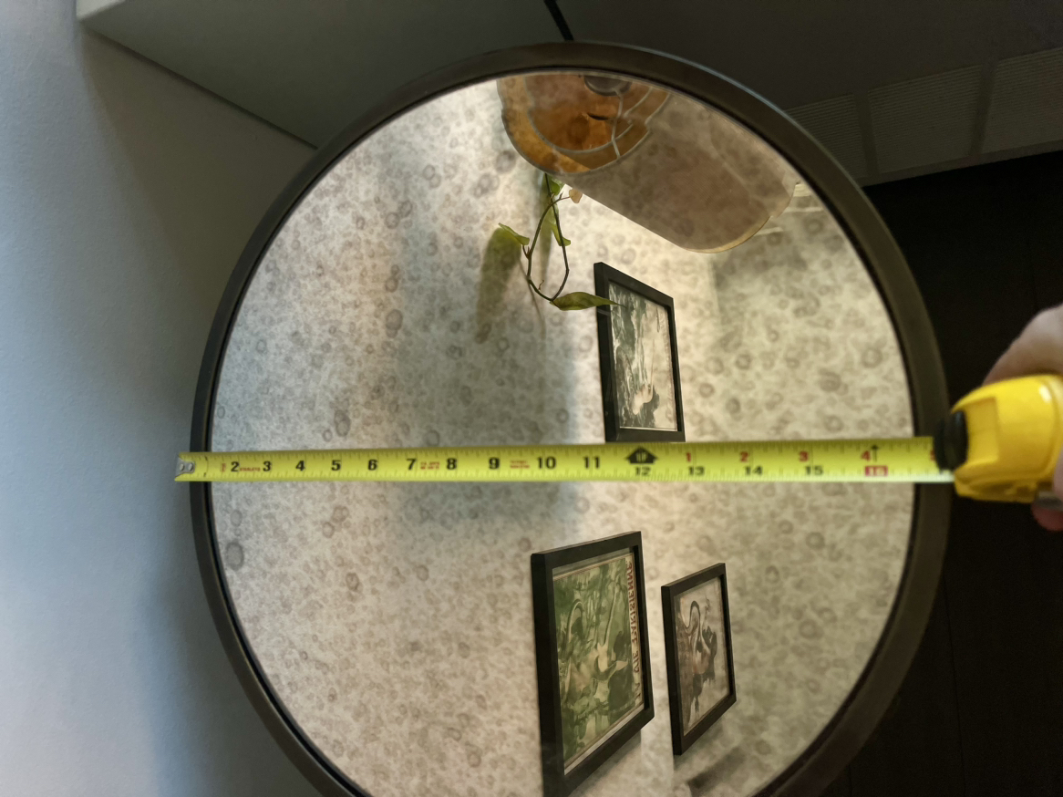 Brass and glass accent side table - photo 5