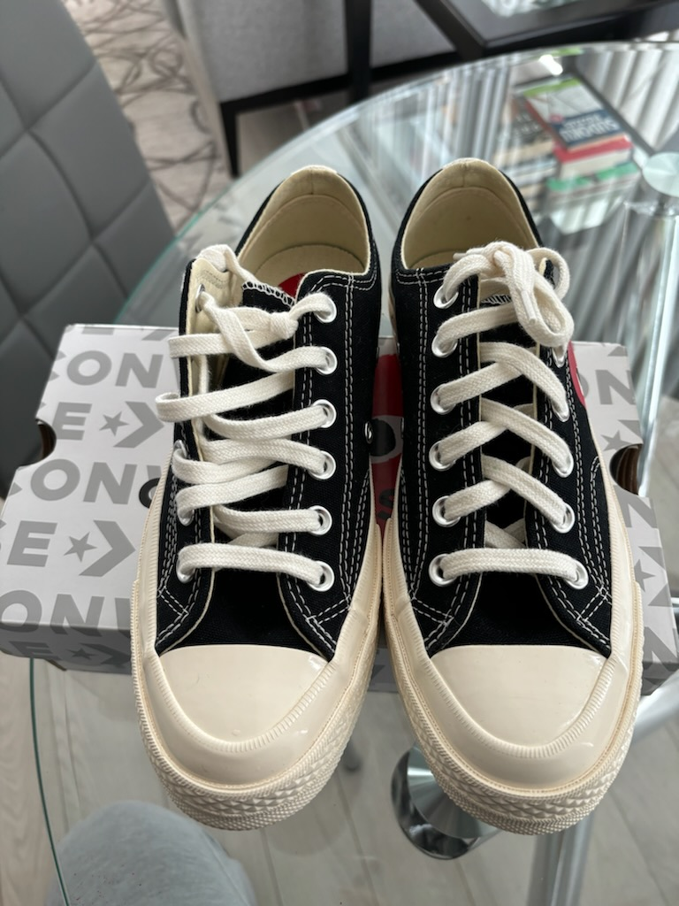 Commes des Garçons (CDG) Converse (Size 8) - photo 3