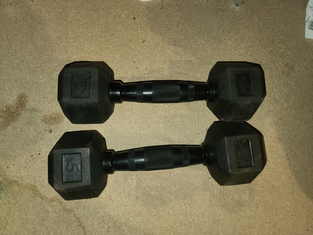 5lb + 12lb Hex Dumbbells thumbnail