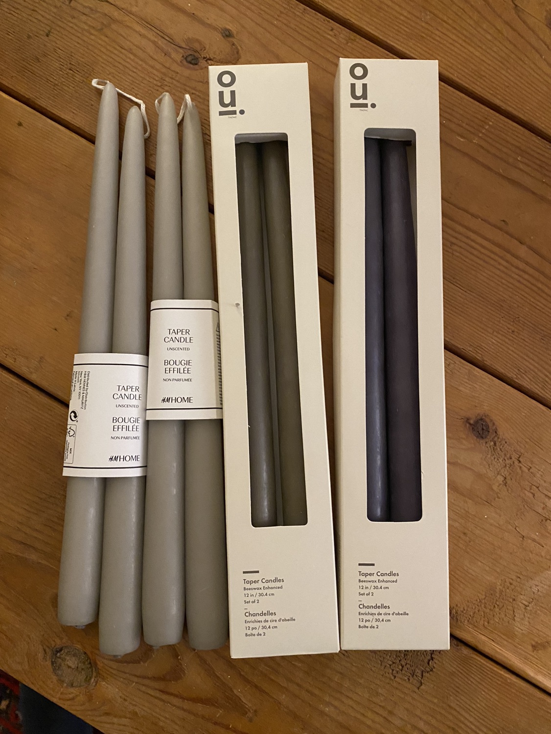 Candles tall
