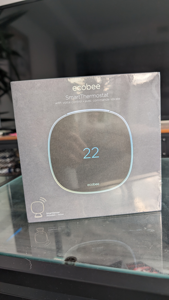 NEW ecobee Smart Thermostat with Voice + SmartSensor thumbnail
