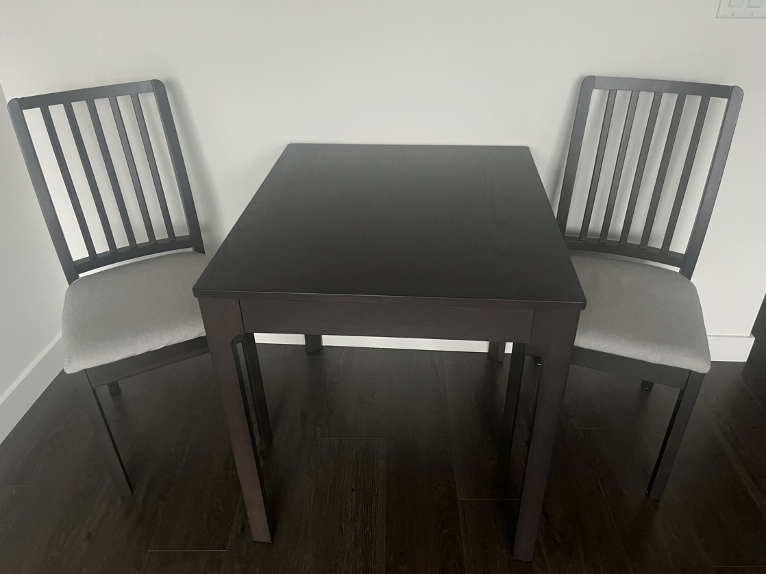 IKEA extnd table chairs thumbnail