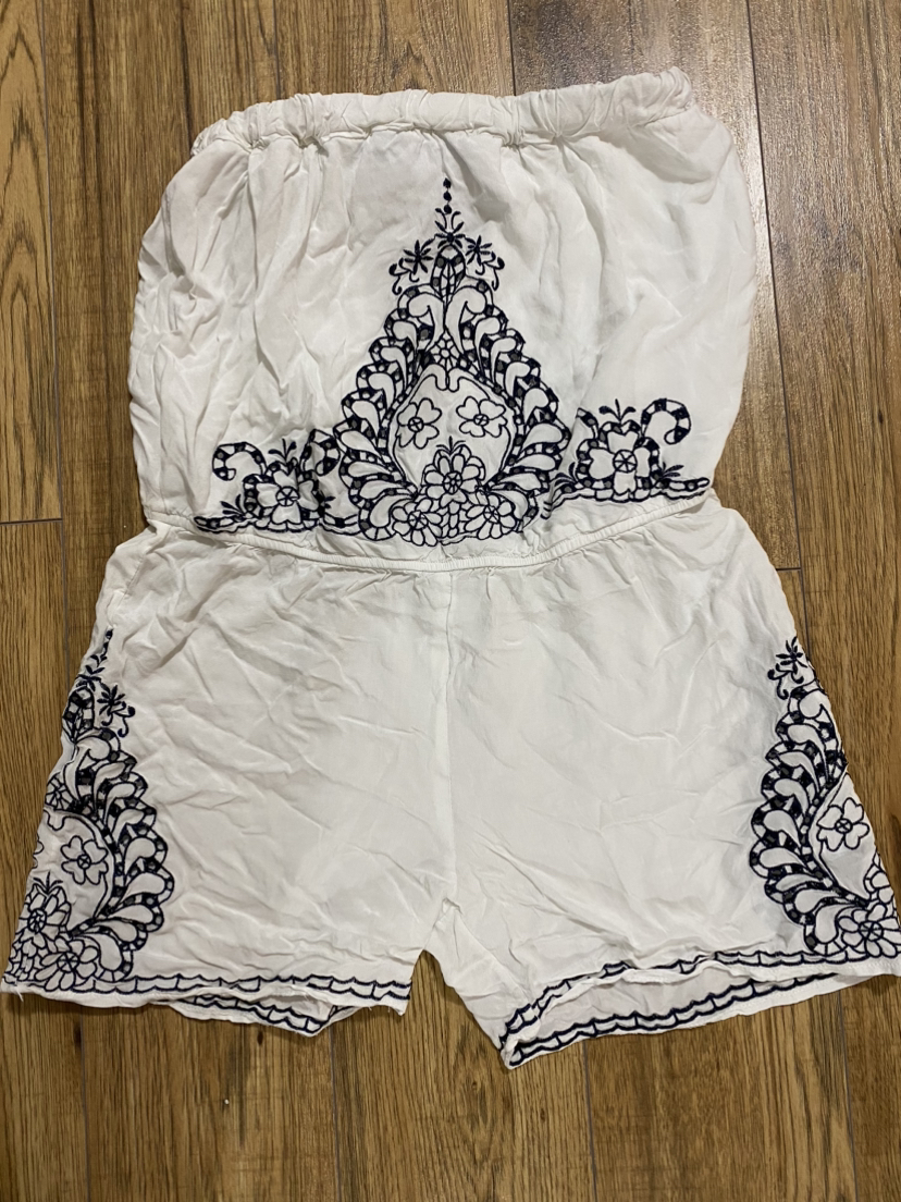 Ladies outfit. Cotton romper . Size M