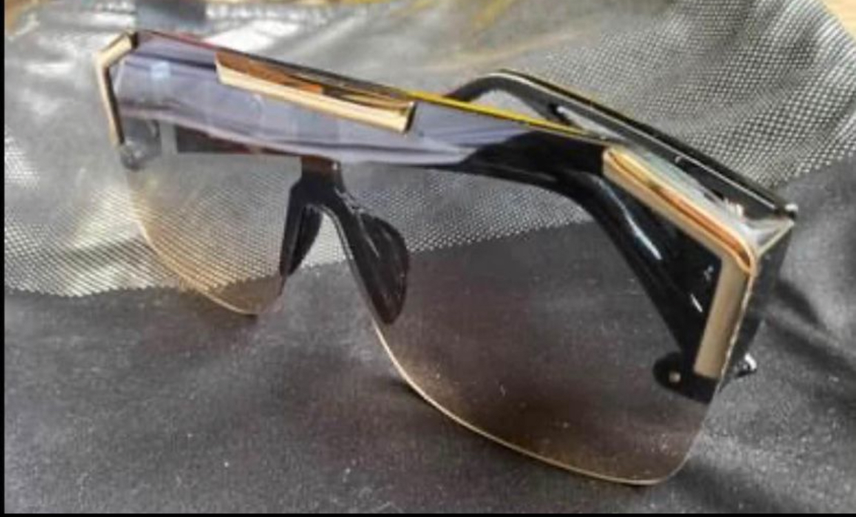 Unisex oversized sunglasses - photo 4