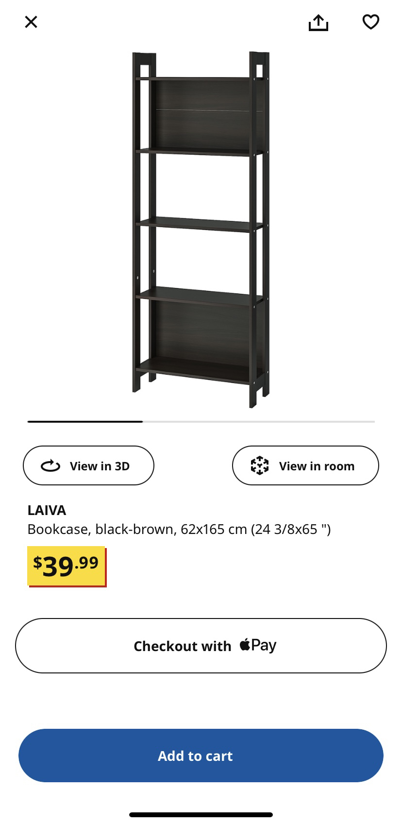 IKEA LAIVA Bookcase - $10 Each / $15 for two - photo 4