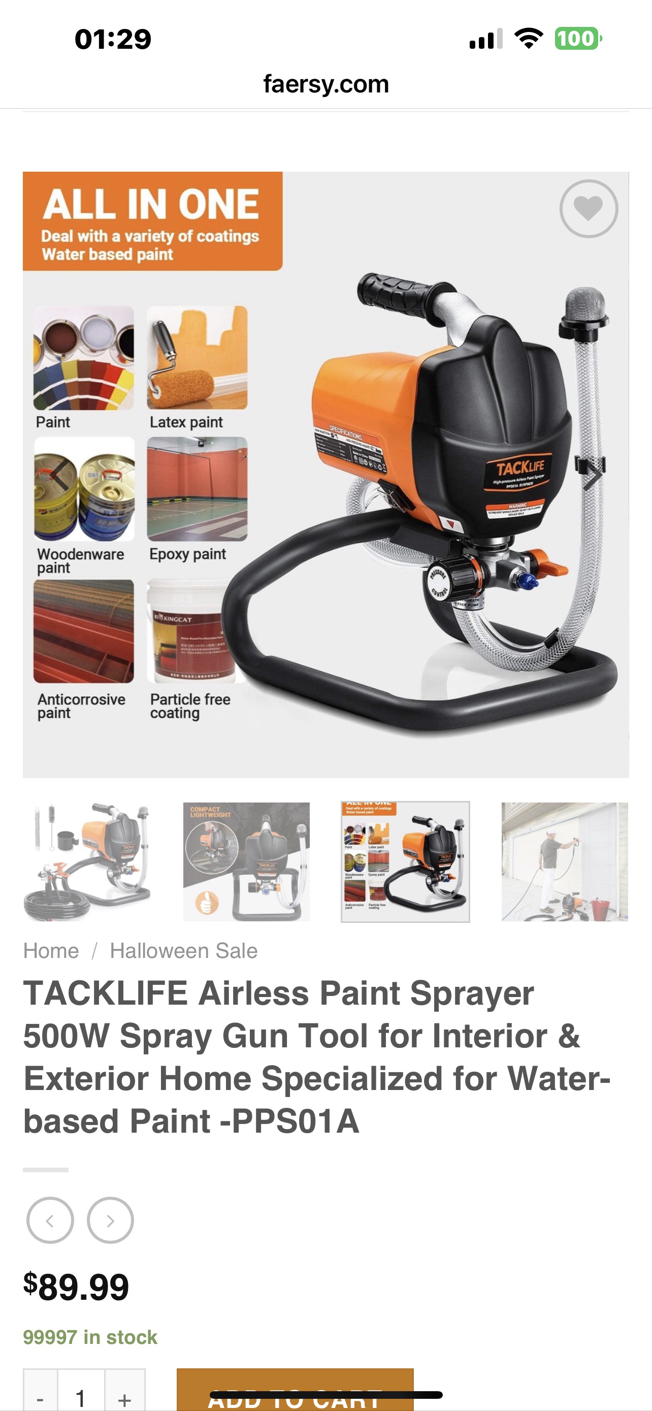 Airless Paint Sprayer 500W Spray Gun Tool - photo 5