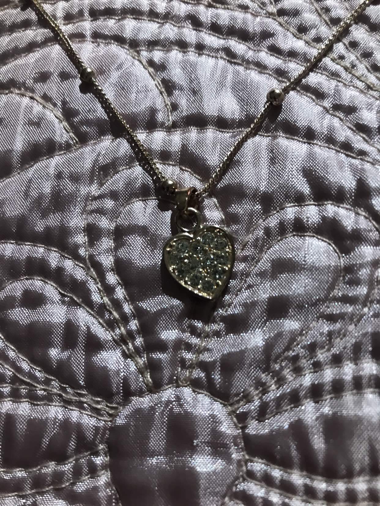 Heart necklace 16” with 3 0 extension thumbnail