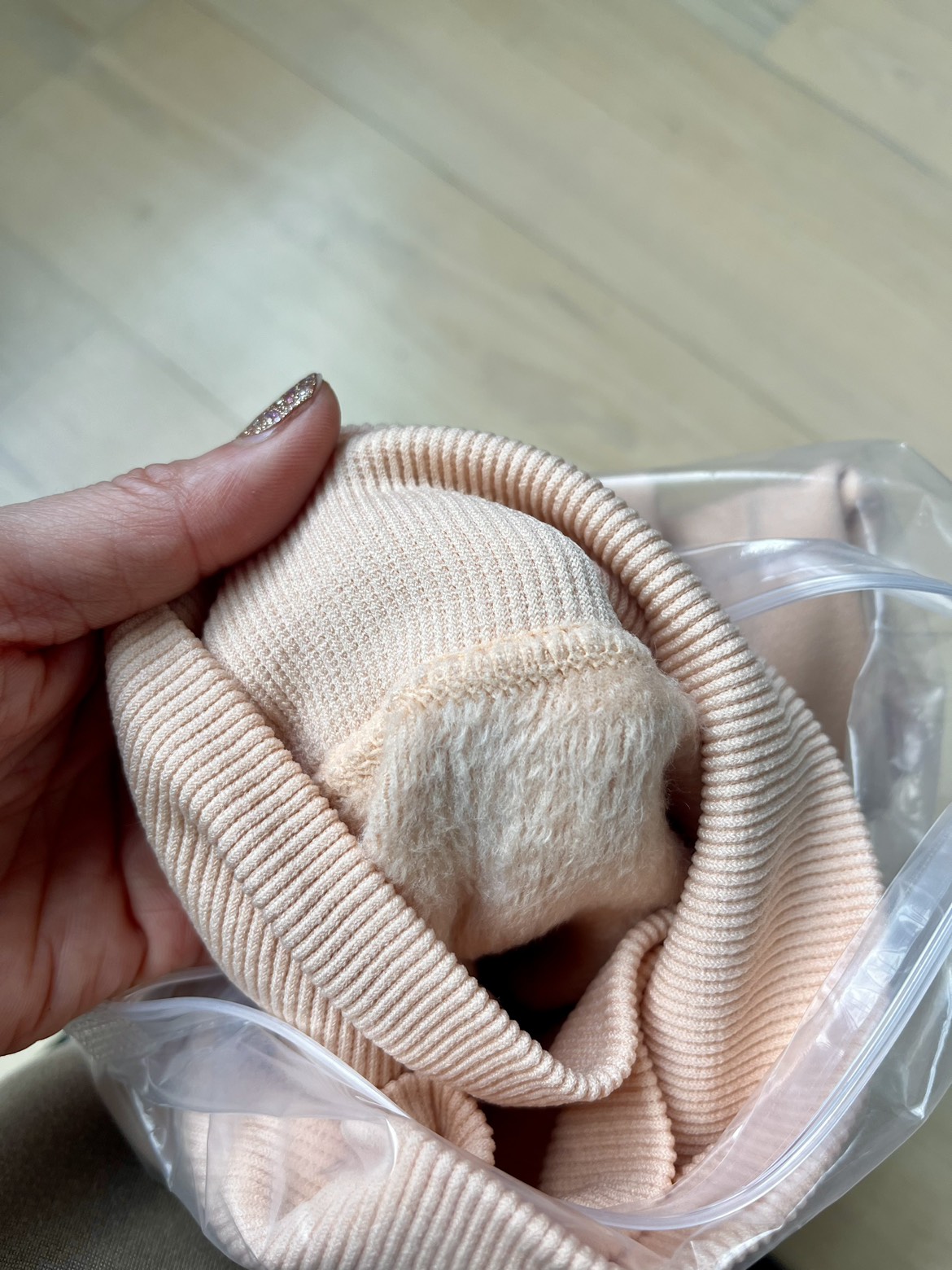 BNIB NEVER WORN Fur lined tights - perfect for cold weather! thumbnail