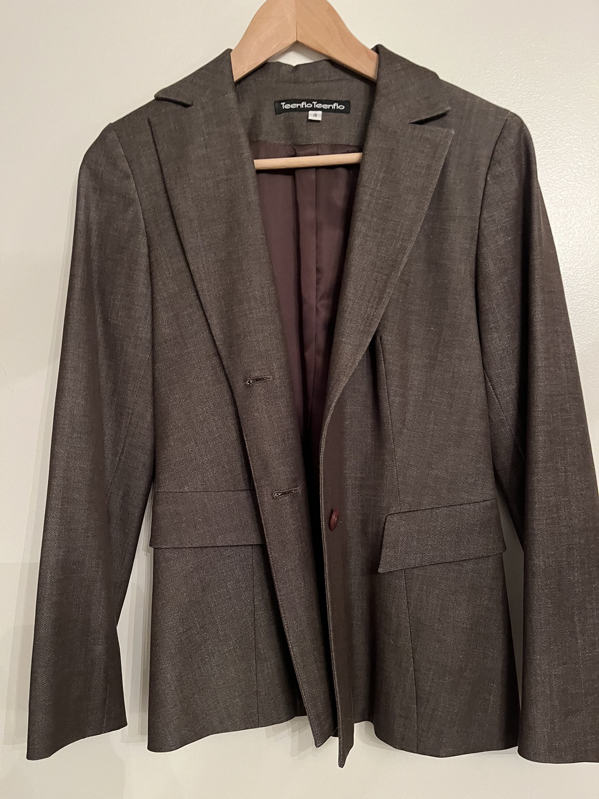 Teenflo Brown Blazer image indicator(2)