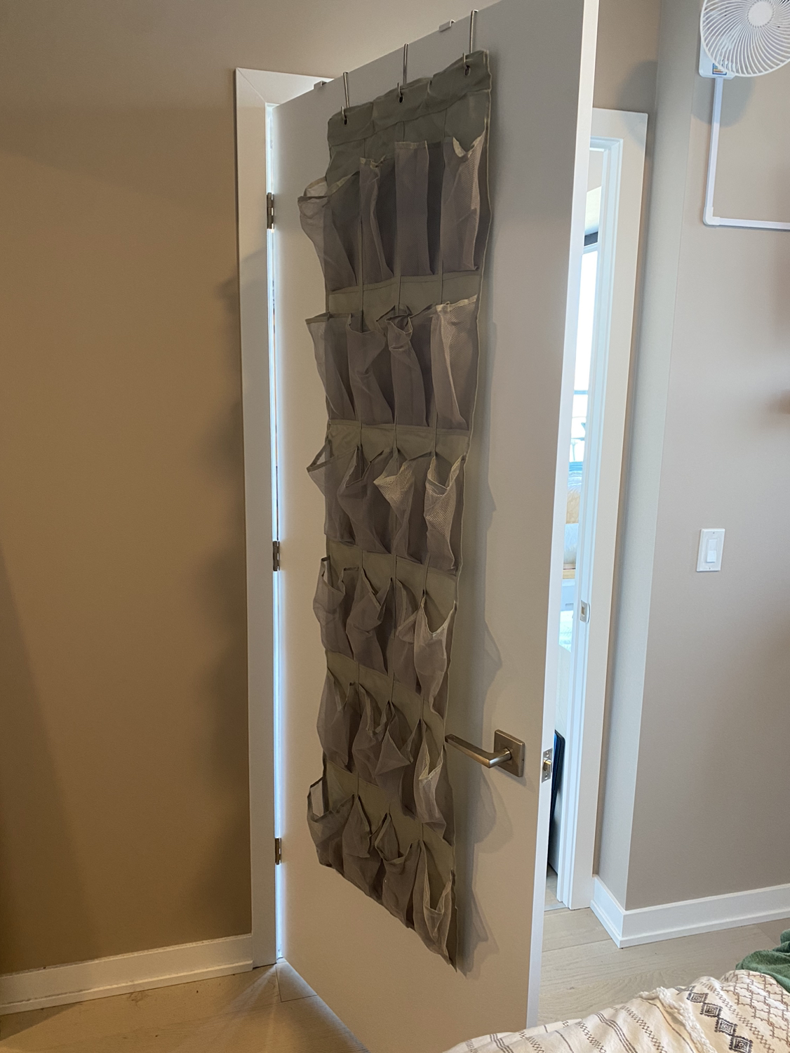 24-Pocket Over-the-Door Hanging Medium-Size Shoe Organizer - photo 2