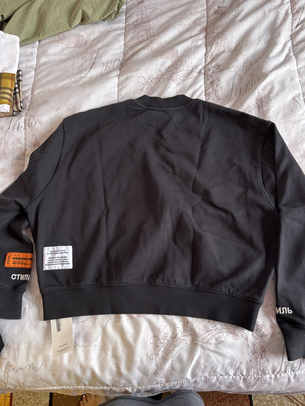 Heron Preston size XS baggy fitted sweatshirt - photo 2
