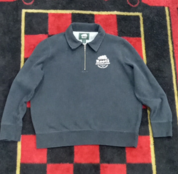 Roots 1/4 zip sweater thumbnail
