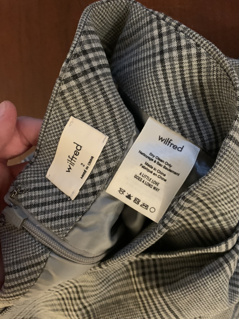 Wilfred Plaid Dorine Skirt image indicator(4)