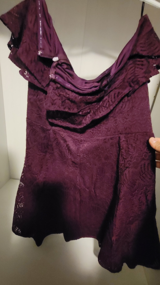 red wine colored dress - photo 4