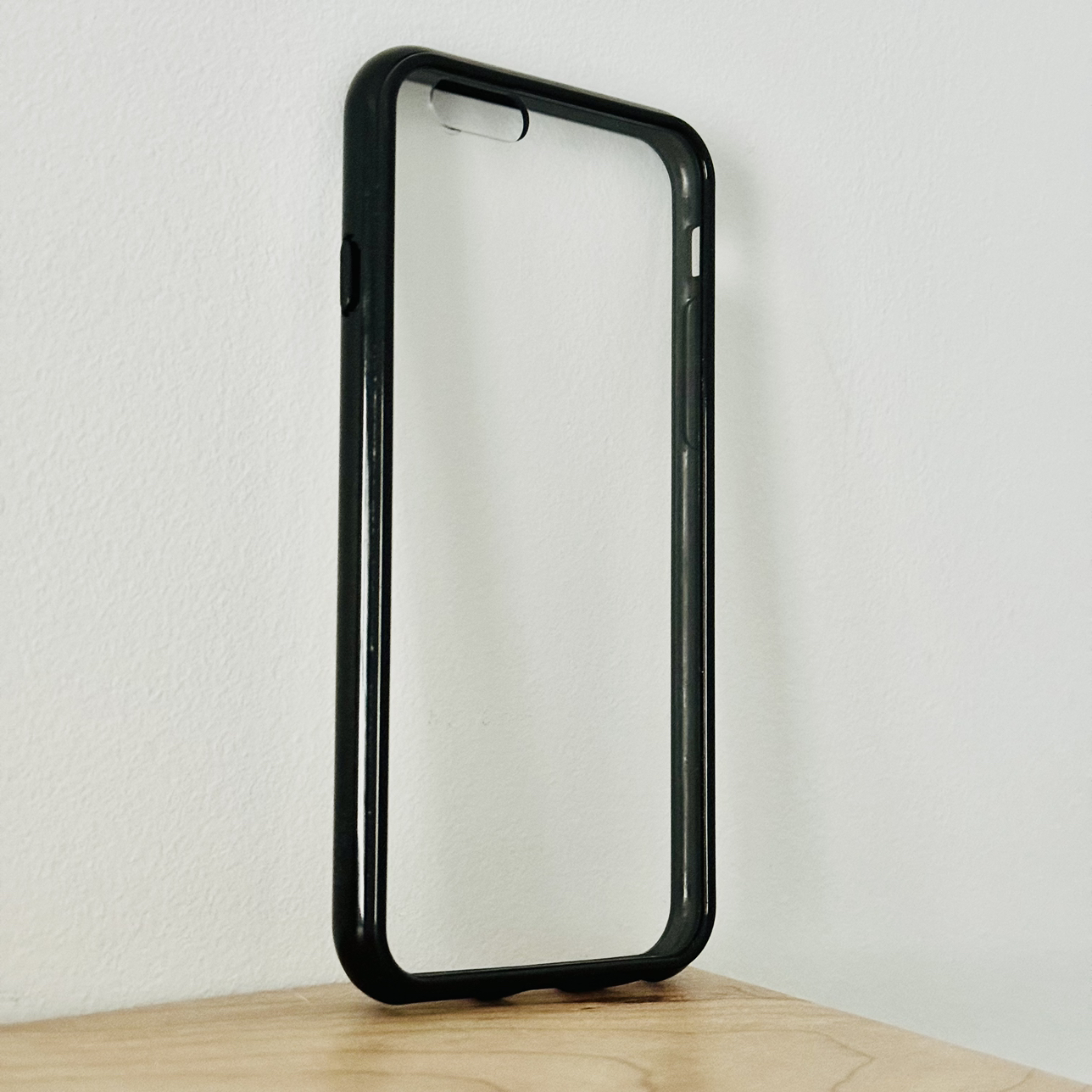 iPhone 6 or 6s Black and Clear Case thumbnail
