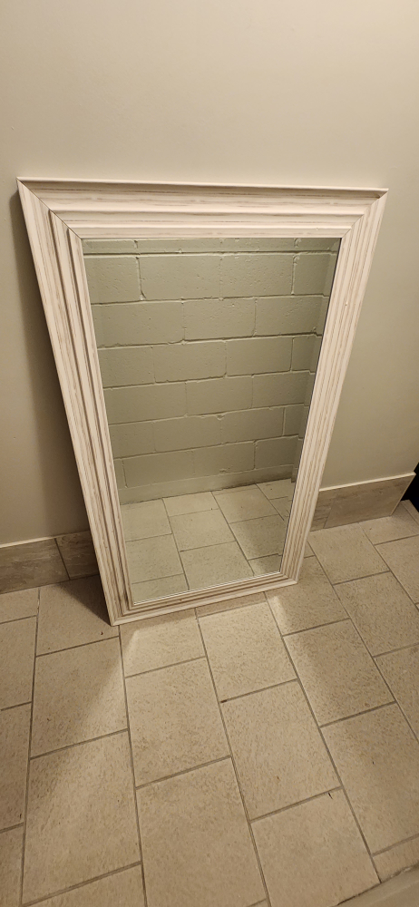 Large white mirror **Must sell** - photo 2