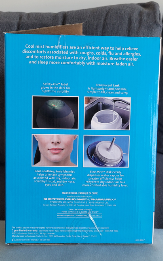 Humidifier - Cool Mist - photo 2