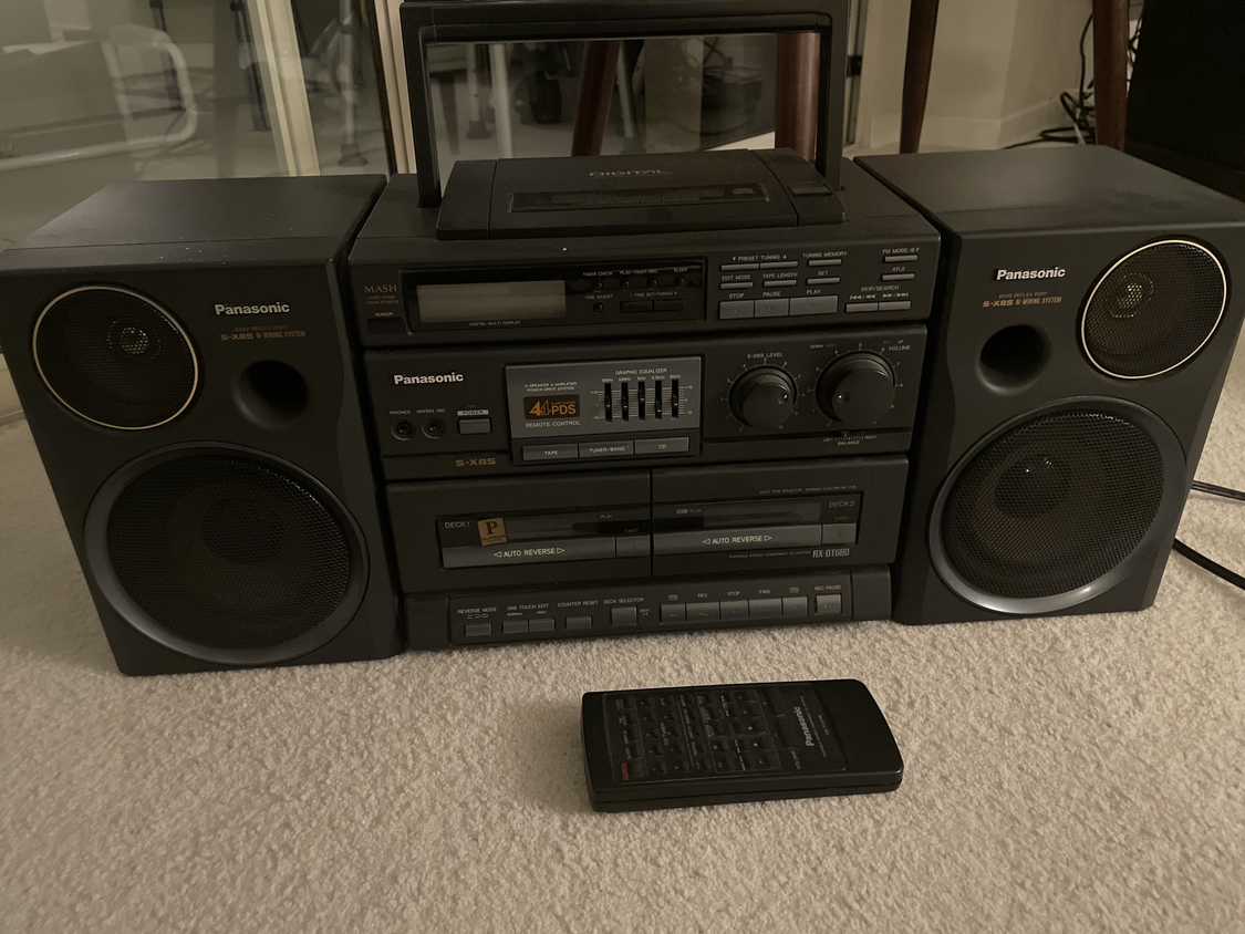 Panasonic stereo #freecycle thumbnail