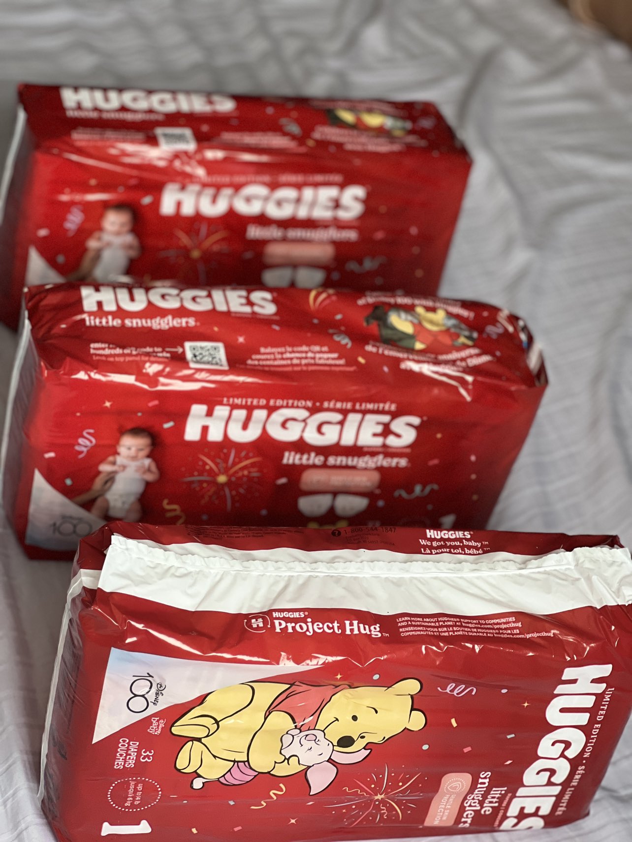 Huggies little snugglers size 1
