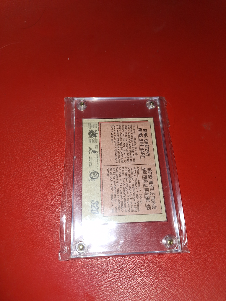 1989-90 O-Pee-Chee WayneGretzky Hart Trophy #320 - photo 2