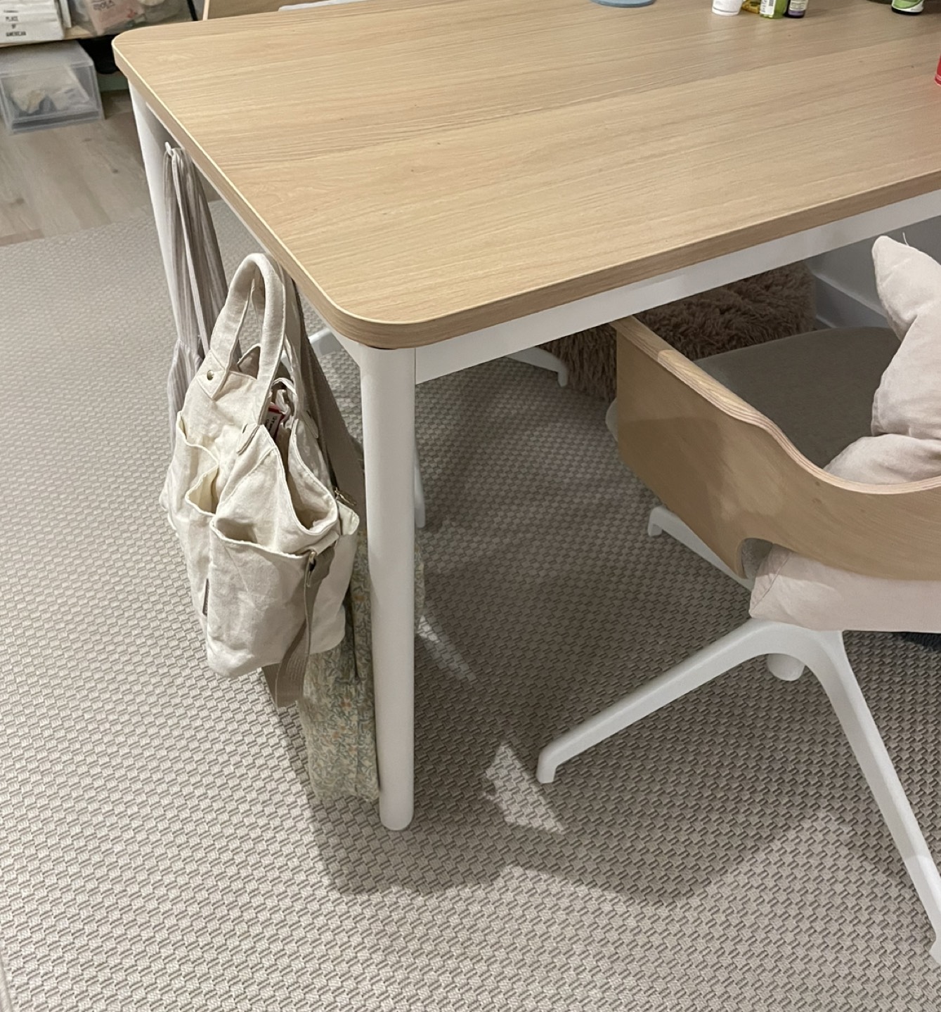 Ikea Tommaryd table and FJÄLLBERGET Conference chair