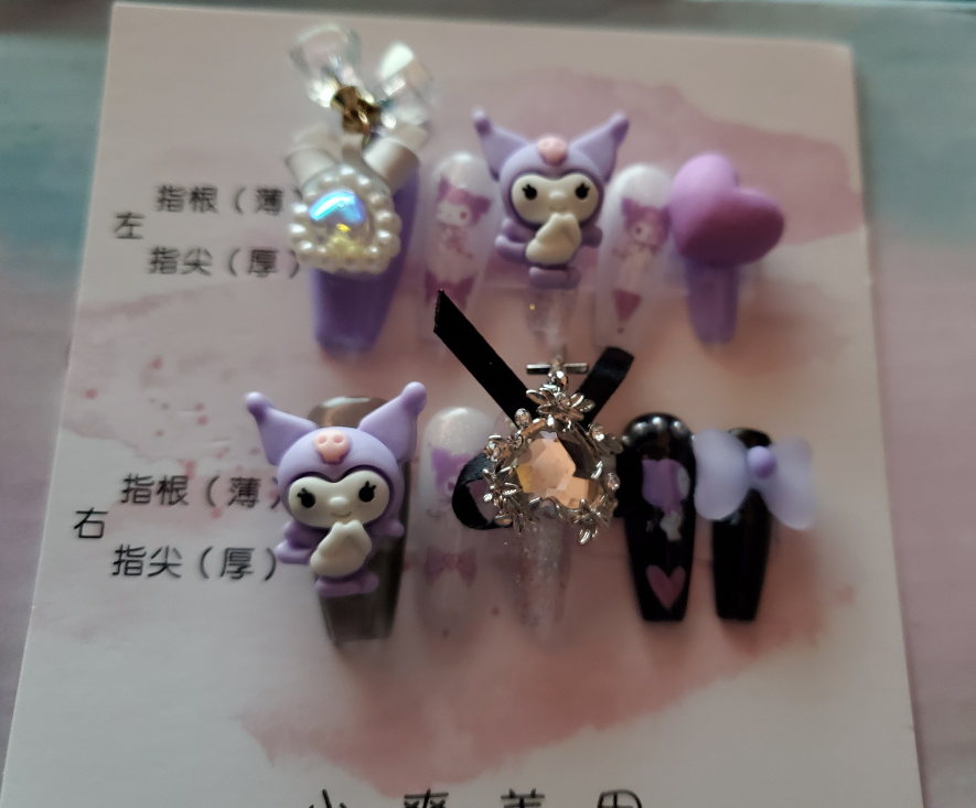 Cute sanrio press on nails image indicator(2)