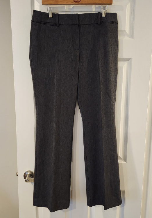 BNWT LOFT Grey #size10 #M Curvy Trouser. thumbnail