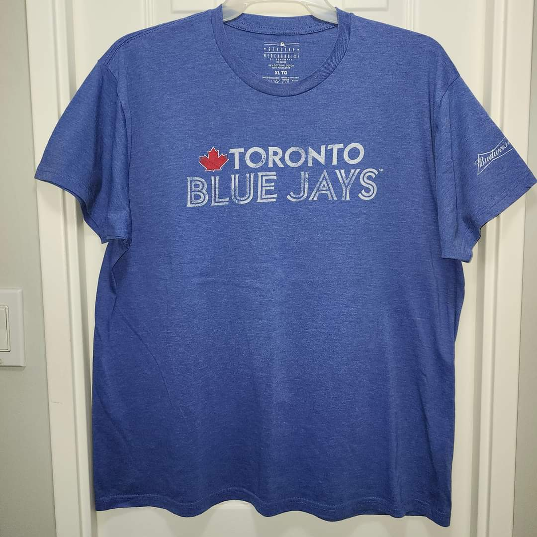 Vintage Look Faded BLUE JAYS T-SHIRT.  #XL image indicator(2)