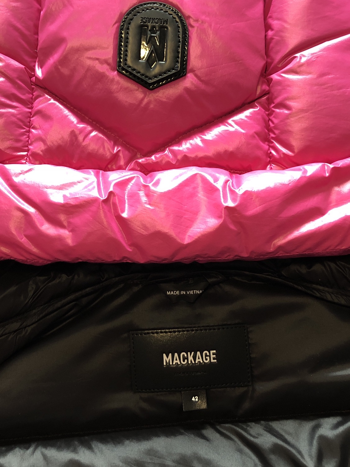 Mackage Pink Winter Puffer Jacket image indicator(6)