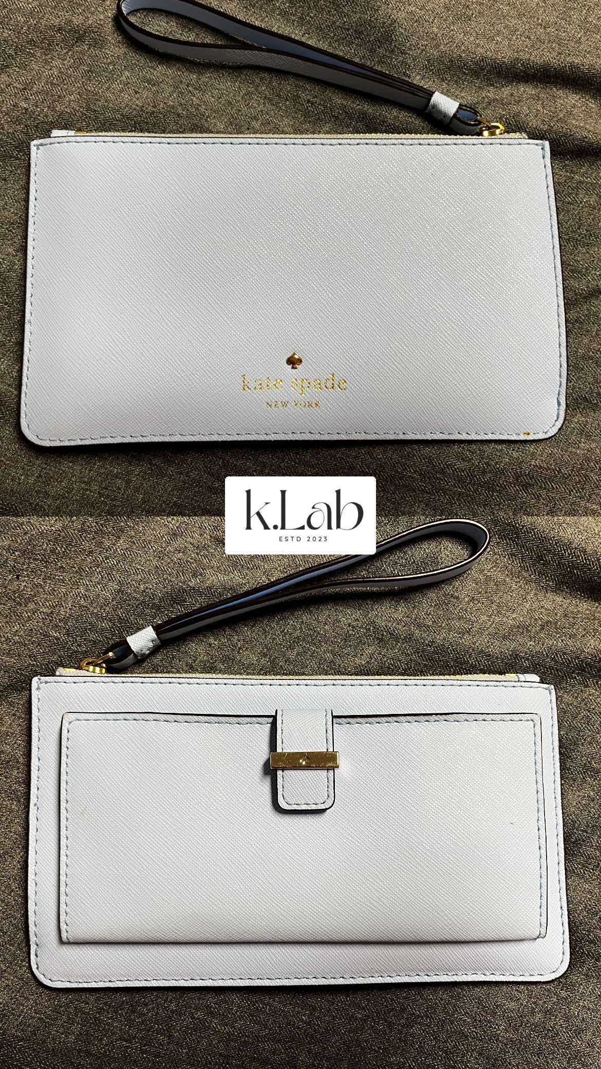 Kate spade wallet blue thumbnail