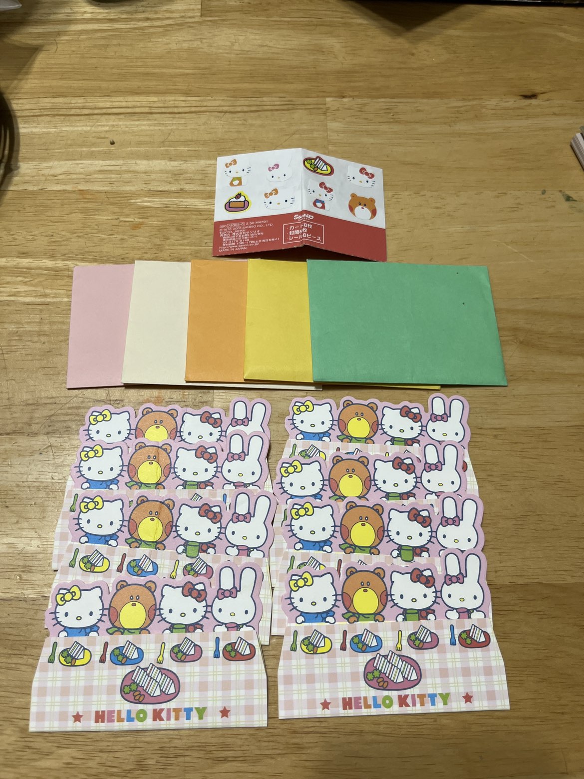 Hello kitty mini card envelopes thumbnail