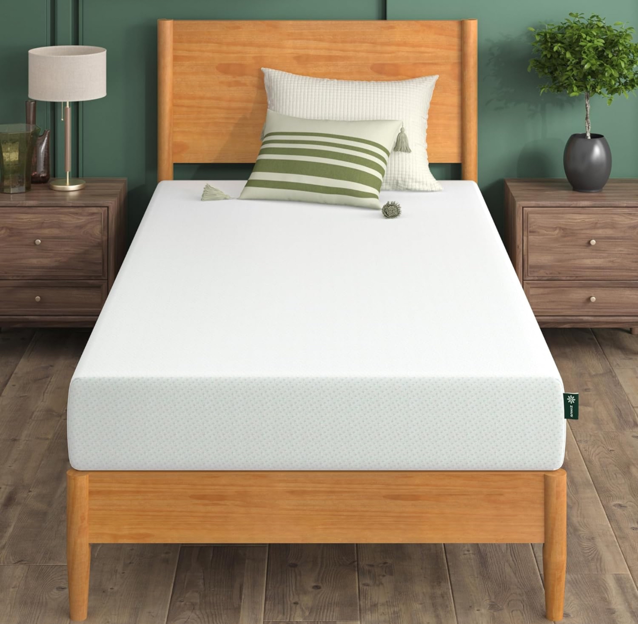 Zinus 8” mattress. Twin size