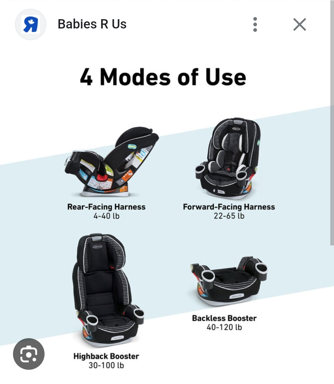 Graco 4in1 Car seat - photo 2