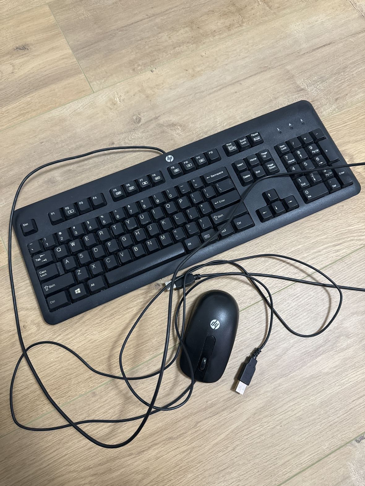 HP keyboard and mouse set