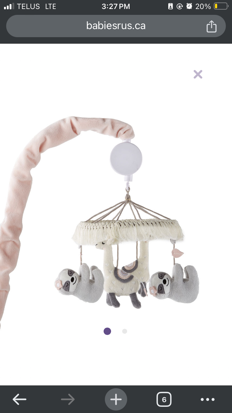 Like new baby mobile with music