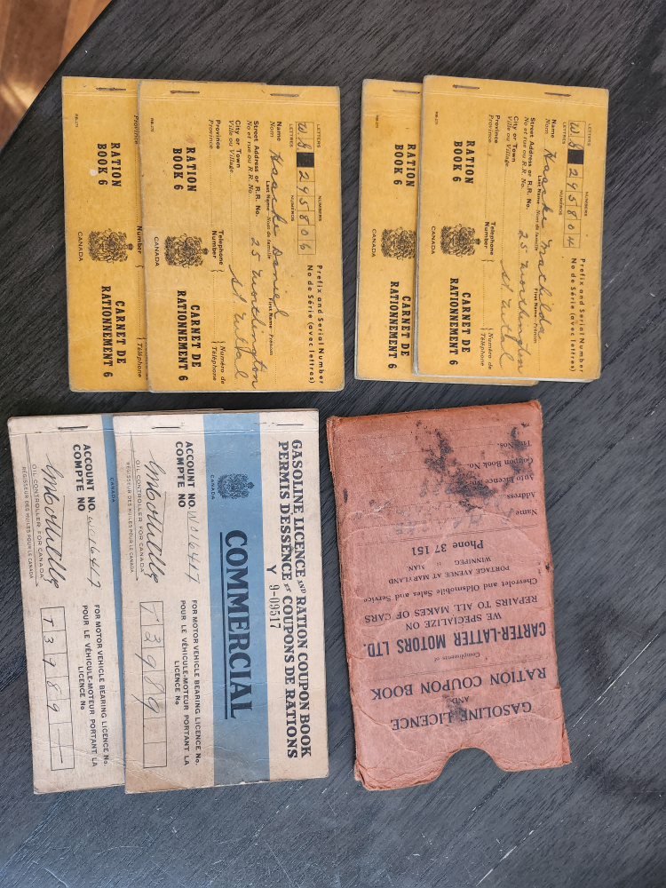 1940 WW2 Ration Books 🏈 thumbnail