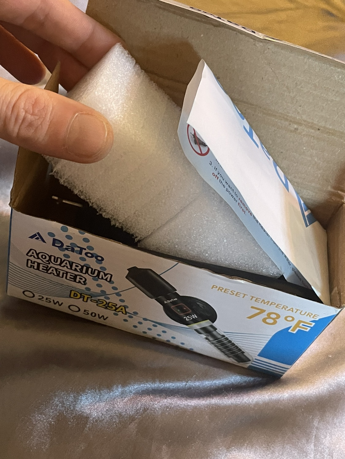 Submersible Aquarium heater image indicator(2)